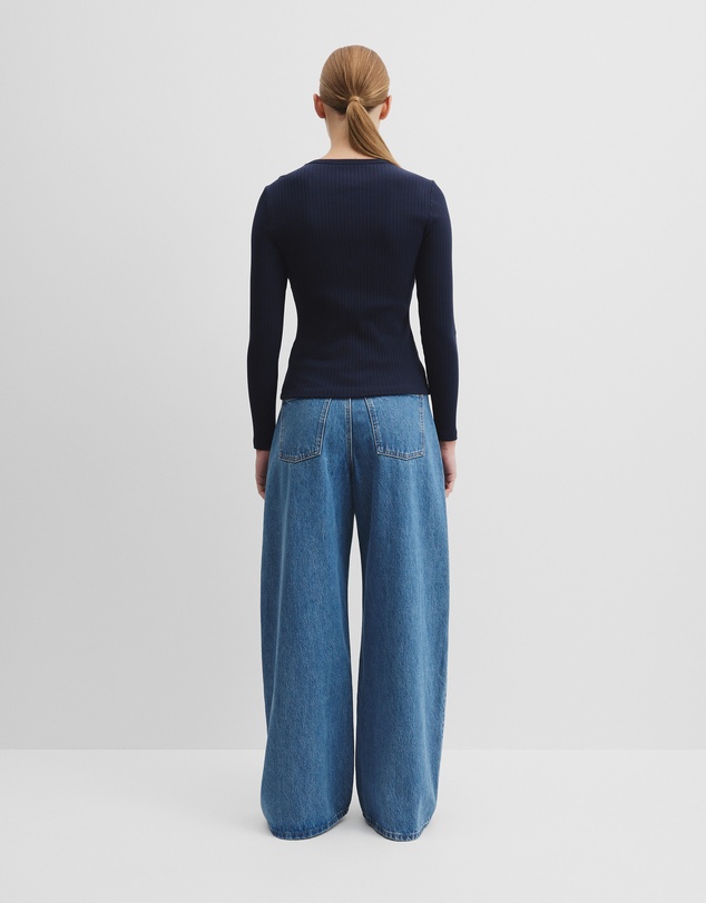Country Road - Long Sleeve Rib Top
