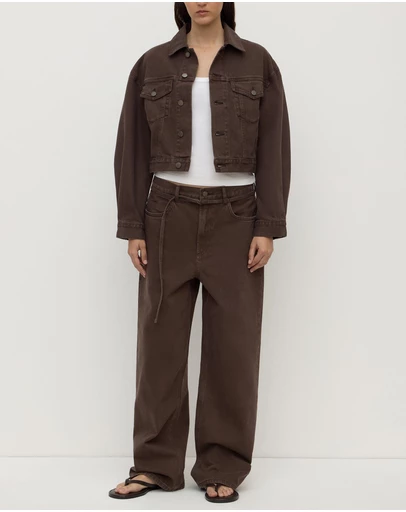 Assembly Label - Cropped Denim Jacket