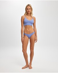 Cotton On Body - Seamless Longline Lace Trim Bralette