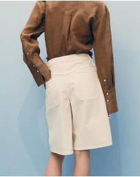 M.N.G - Sofia High-Waisted Straight Jorts