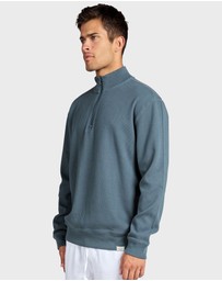 Academy Brand - Perry LS Waffle 1/4 Zip