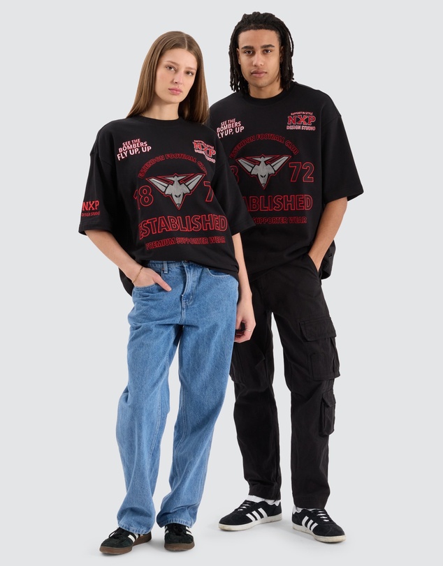 Nena & Pasadena - Essendon Mega Loop Back Tee