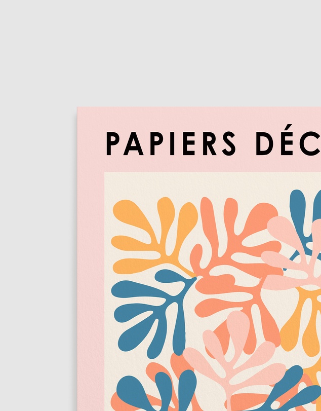 Olive et Oriel - Le Papiers Decoupes No 2 Art Print