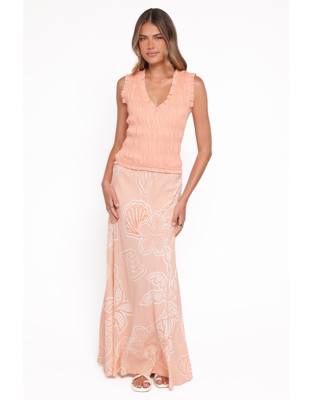 Petal & Pup - Xenia Smocked Top - Peach