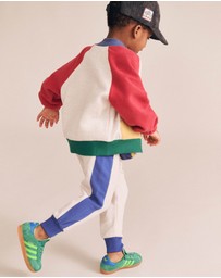 Huxbaby - Hux Colour Block Zip Sweat - Babies-Kids