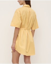 Assembly Label - Kaylee Poplin Short Sleeve Shirt Dress