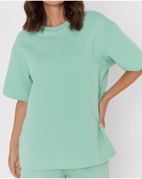 ALEXANDRA - Halo T-Shirt Sage
