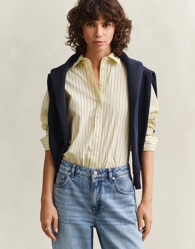 Gant - Classic Poplin Striped Shirt