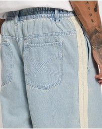 Zanerobe - Stitched Pintuck Denim Shorts