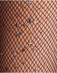 High Heel Jungle - Glitter Fishnet Tights