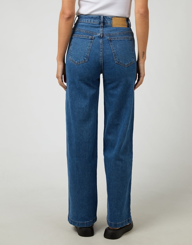 All About Eve - Jacqui Wide Leg Heritage Blue