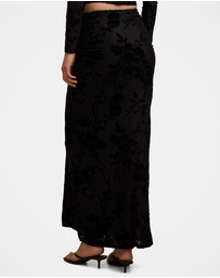 Forever New - Kenzie Mesh Burn Out Skirt