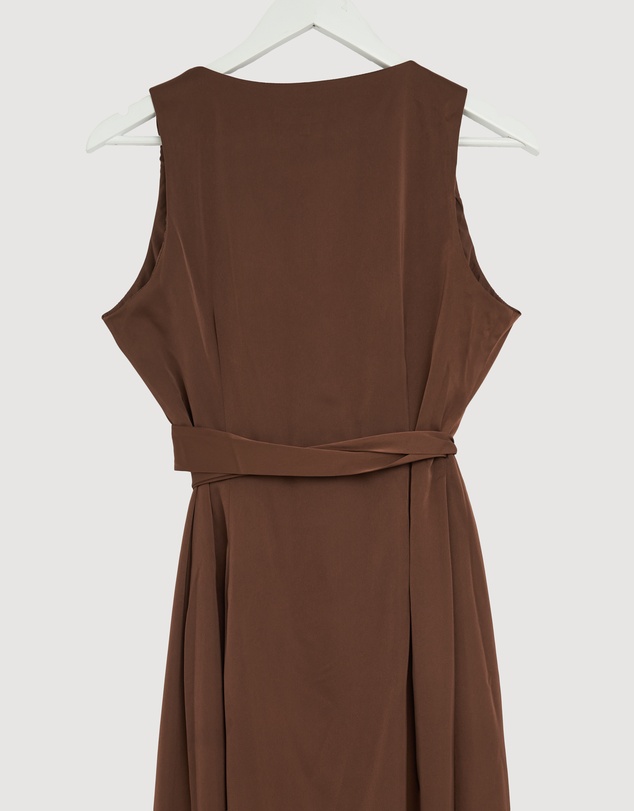 Revibe - Repaired CHANCERY Lani Sleeveless Wrap Maxi Dress - AU 10