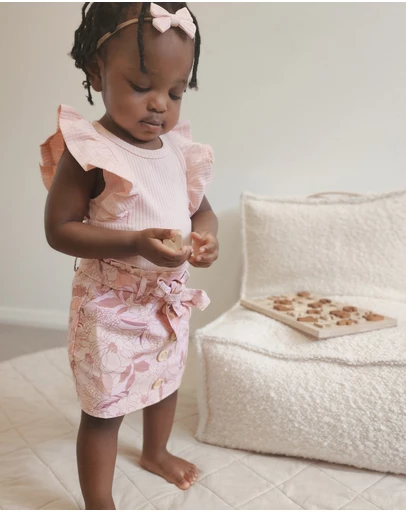 WITH LOVE FOR KIDS - Heidi Mini Denim Skirt - Babies - Kids