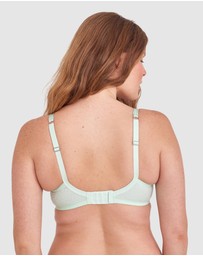 Bras N Things - Pure Body Full Cup Bra-Light Green