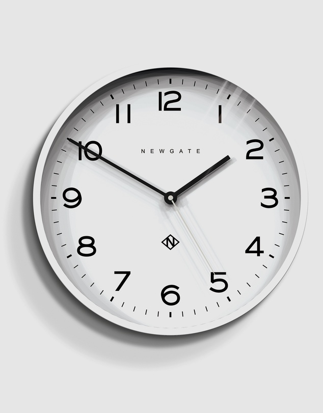 Newgate - Newgate Number Three Echo Clock Silicone White