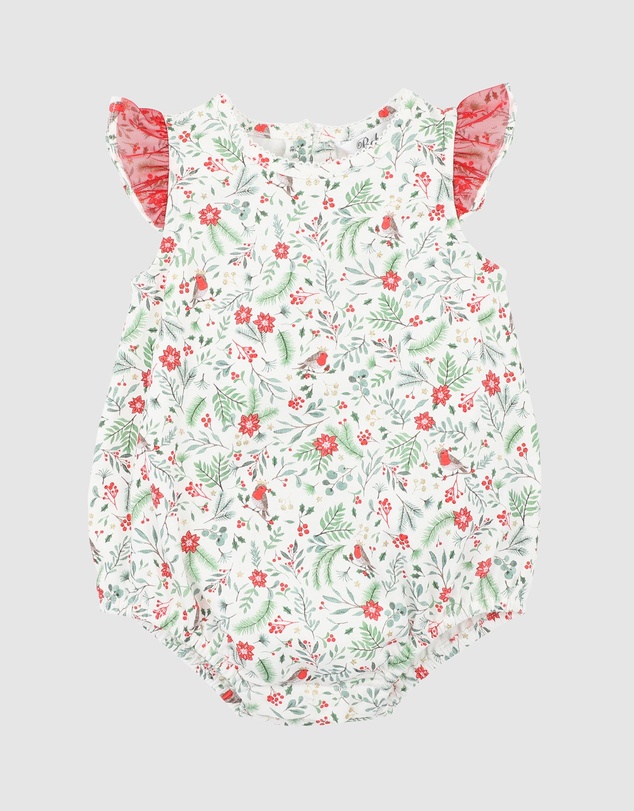Bebe by Minihaha - Christmas Festive Forest Print Bodysuit - Babies