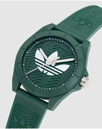 adidas Originals - Project Four 41mm Green Resin Watch