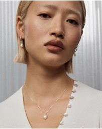 SAINT VALENTINE - Keshi Pearl Necklace - Silver