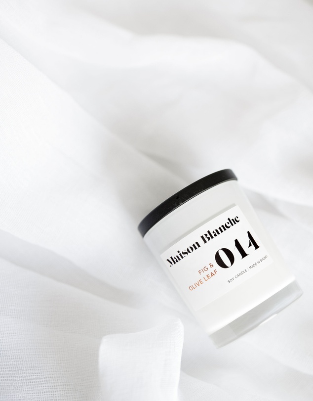 Maison Blanche - 014 Fig & Olive Leaf - Medium Candle