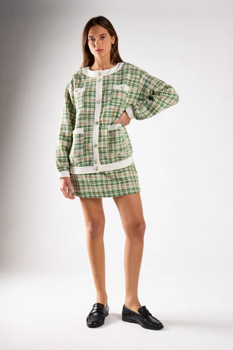 Glamorous - Button-Front Long Sleeve-Jacket