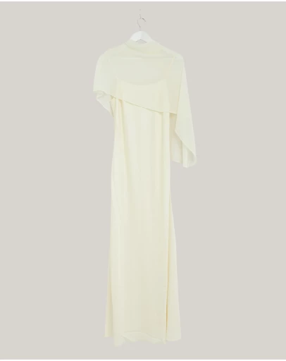 Revibe - Repaired Tussah Scarlett Satin Maxi Dress - AU 10