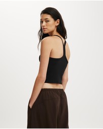 Cotton On Body Active - Active Rib T-Bar Cropped Tank