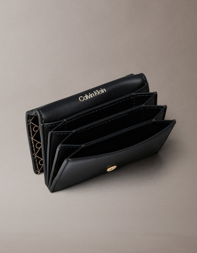 Calvin Klein - Allover Monogram Logo Accordion Card Case