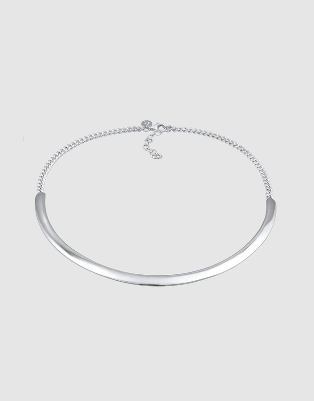 Elli Jewelry - Chunky Choker Necklace in 925 Silver