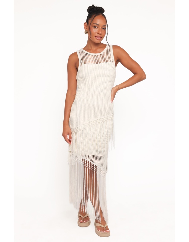 Petal & Pup - Adella Midi Dress - Natural