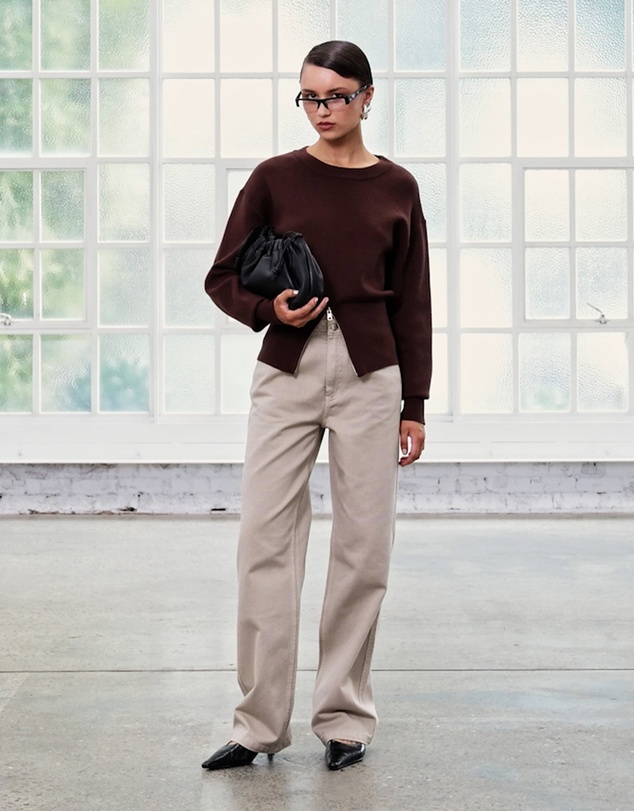 Staple the Label - Elvie Zip Knit Top