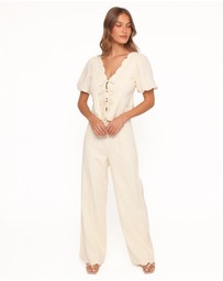 Petal & Pup - Jensen Scallop Hem Top - Butter Yellow