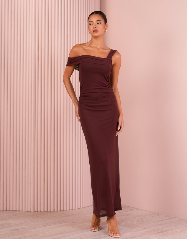 Azzurielle - Cori Off Shoulder Maxi Dress