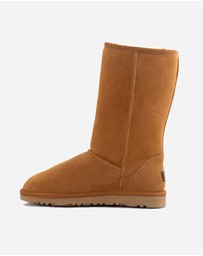 Ozwear Connection Uggs - Ugg Boots Genuine Australian Sheepskin Unisex Long Classic Suede