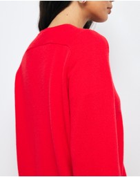 AERE - Isla Merino Wool Relaxed Cardigan