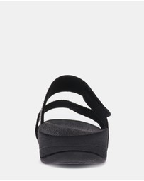 Mia Vita - Avoca Slide - Black Rhinestone
