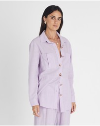 Heaven Australia - Amethyst Boyfriend Shirt