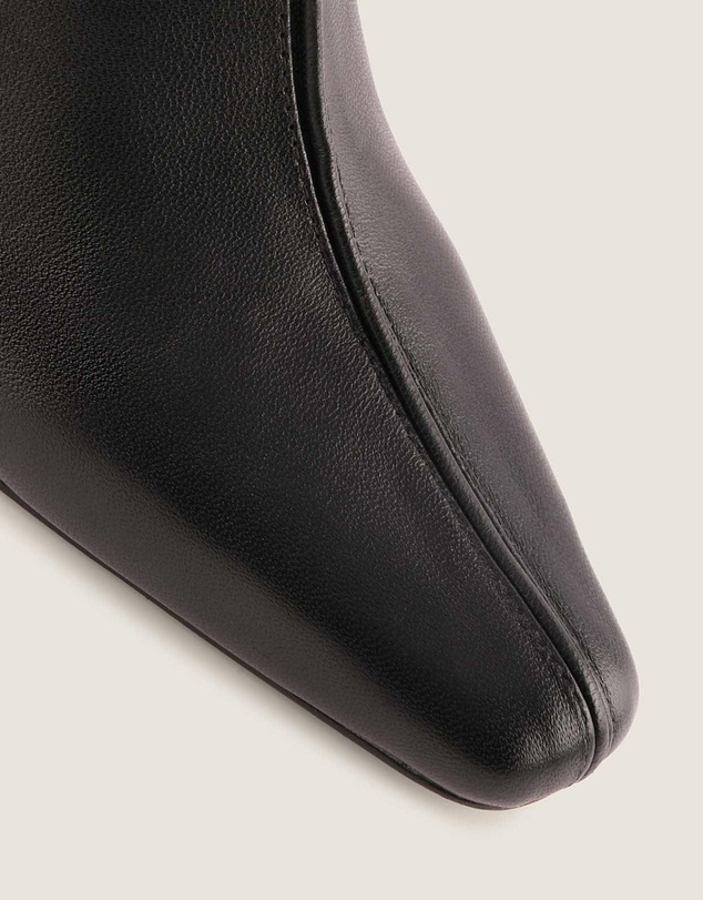 Shelly Shen - Atlas Heel Ankle Boots Black Leather