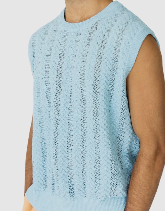 Justin Cassin - Cassis Knitted Vest