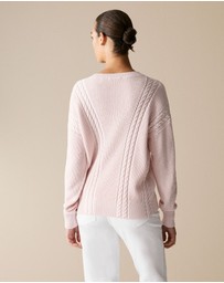 Trenery - Cotton Cashmere Cable Pullover