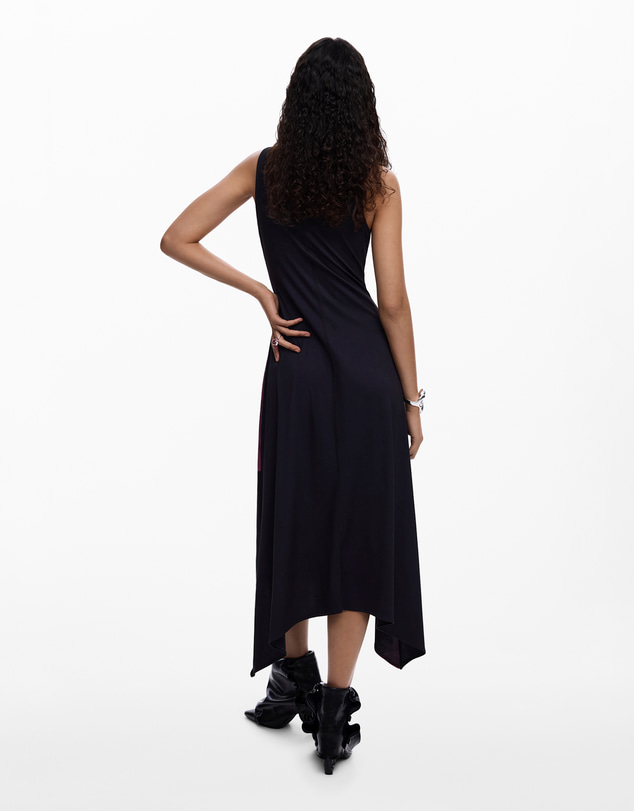 Desigual - Asymmetric poppy dress