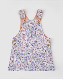 WITH LOVE FOR KIDS - Hazel Denim Pinafore Dress - Babies - Kids
