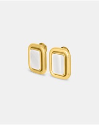 CENDRE - Leea Earrings | White