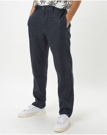 Navy Linen