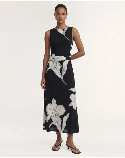Staple the Label - Veda Mesh Midi Dress