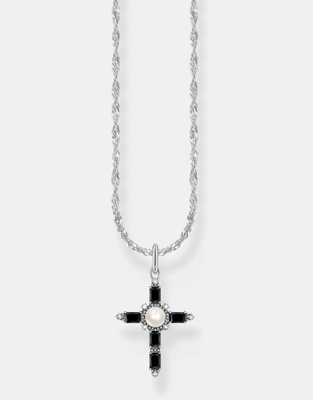 THOMAS SABO - Romance Necklace with black cross pendant