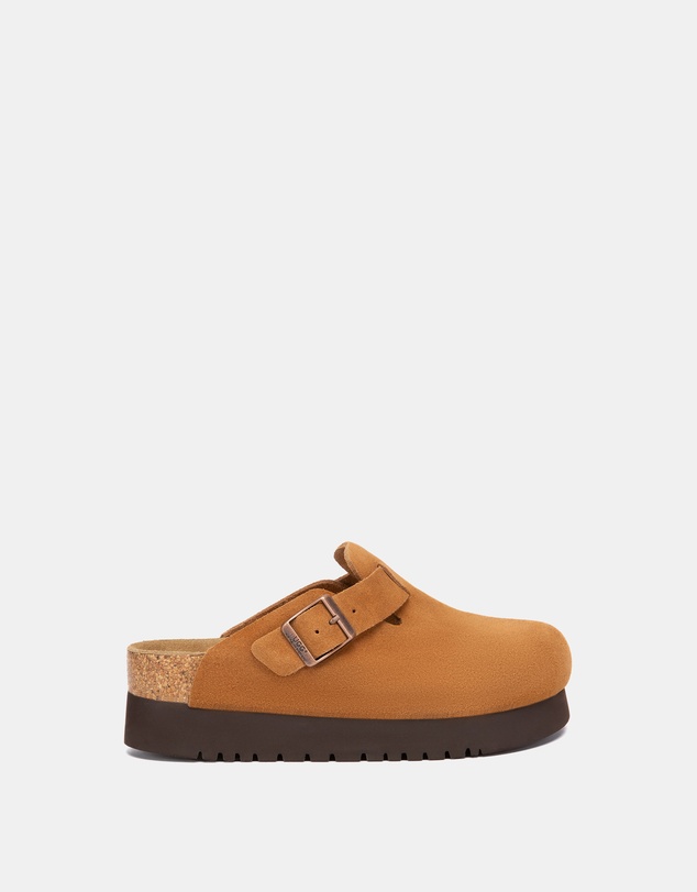 EVERAU - Australian Shepherd Ugg Berrin Platform Cow Suede Upper Loafer Oxfords Flats