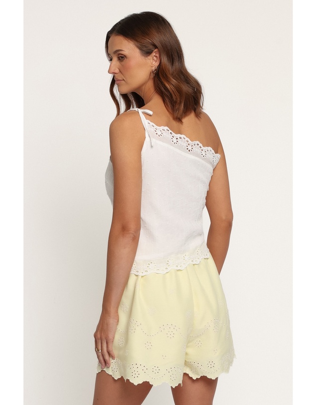 Petal & Pup - Bellamy One Shoulder Asymmetrical Top - White