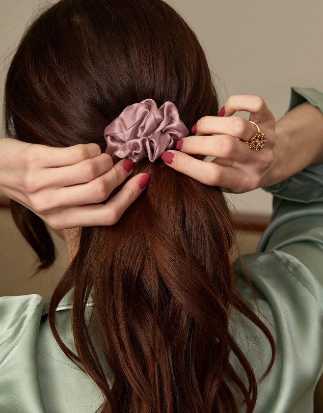 Sheet Society - Fleur Silk Scrunchies (3 pack)