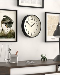 Newgate - Newgate Number Four Wall Clock Matte Black
